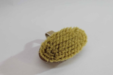 Massagebürste, oval mit Gurtband / Agave